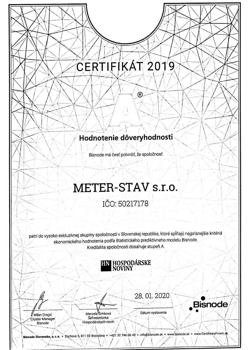 Certifikát